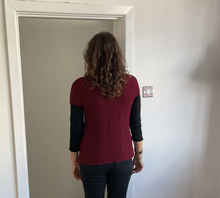 Load image into Gallery viewer, Donna Burgundy 3 button waistcoat a174