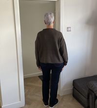 Load image into Gallery viewer, Rebecca Multi Coloured Button Cardigan - Brown | One Size (UK 12-18)