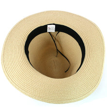 Load image into Gallery viewer, Panama Style Foldable Sun Hat in Bag - (55cm)