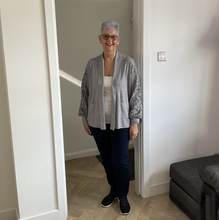 Load image into Gallery viewer, Melissa Lace Arm Cardigan - Grey | One Size (UK 14-22)
