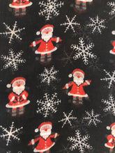 Load image into Gallery viewer, Black Father Christmas Ladies Scarf
