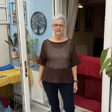 Load image into Gallery viewer, Plain Soft Knit Layering Top - Brown | One Size (UK 12-20)