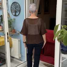 Load image into Gallery viewer, Plain Soft Knit Layering Top - Brown | One Size (UK 12-20)