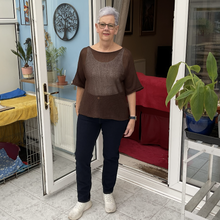 Load image into Gallery viewer, Plain Soft Knit Layering Top - Brown | One Size (UK 12-20)