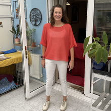 Load image into Gallery viewer, Plain Soft Knit Layering Top - Coral | One Size (UK 12-20)