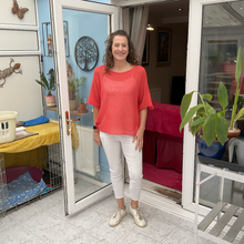 Load image into Gallery viewer, Plain Soft Knit Layering Top - Coral | One Size (UK 12-20)