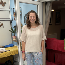 Load image into Gallery viewer, Plain Soft Knit Layering Top - Cream | One Size (UK 12-20)