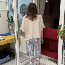 Load image into Gallery viewer, Plain Soft Knit Layering Top - Cream | One Size (UK 12-20)