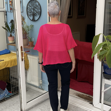 Load image into Gallery viewer, Plain Soft Knit Layering Top - Hot Pink | One Size (UK 12-20)