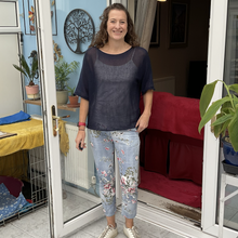 Load image into Gallery viewer, Plain Soft Knit Layering Top - Navy | One Size (UK 12-20)