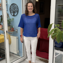 Load image into Gallery viewer, Plain Soft Knit Layering Top - Royal Blue | One Size (UK 12-20)