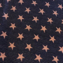 Load image into Gallery viewer, Navy with pink small star blanket scarf