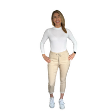 Load image into Gallery viewer, Ladies Italian Beige Magic Pants trousers