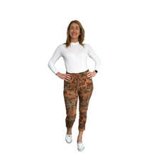 Load image into Gallery viewer, Ladies Italian Tan Military design Magic Pants