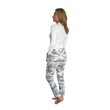 Load image into Gallery viewer, Ladies Italian White Military design Magic Pants
