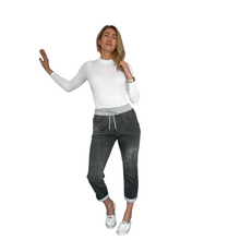 Load image into Gallery viewer, Grey  Italian Joggers for casual  everyday wear.
