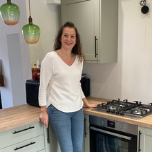 Load image into Gallery viewer, Super Soft Cream Italian Plain Jumper – One Size (12–16) A176