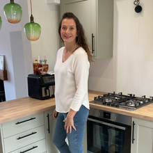 Load image into Gallery viewer, Super Soft Cream Italian Plain Jumper – One Size (12–16) A176