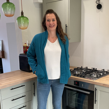 Load image into Gallery viewer, Teal Plain Colour Padded Jacket – Waist Length | One Size (UK 10–14) | Lightweight Warm Outerwear | Pamper Yourself -A179