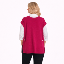 Load image into Gallery viewer, Fuchsia pink Super Soft Tank Top – One Size (Fits UK 12–20) | Sleeveless Stretch Vest | Lightweight Everyday Basic | Pamper Yourself Now A183