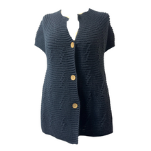Load image into Gallery viewer, Navy Blue 3 button waistcoat a174