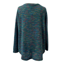 Load image into Gallery viewer, Teal Fleck tops/jumper with one pocket.(A171)