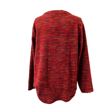 Load image into Gallery viewer, Red Fleck tops/jumper with one pocket.(A171)