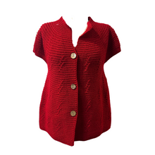 Load image into Gallery viewer, Red 3 button waistcoat a174