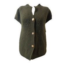 Load image into Gallery viewer, Khaki green 3 button waistcoat a174
