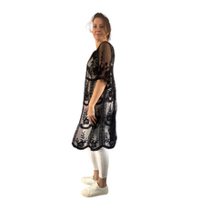 Load image into Gallery viewer, Women black Lace Sheer Cardigan/Jacket (A165)