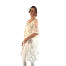 Load image into Gallery viewer, Women white Lace Sheer Cardigan/Jacket (A164)