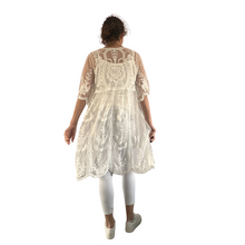 Load image into Gallery viewer, Women white Lace Sheer Cardigan/Jacket (A164)