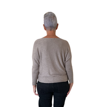 Load image into Gallery viewer, Ladies Plain Beige round neck Jumper (A170)