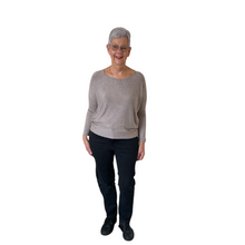 Load image into Gallery viewer, Ladies Plain Beige round neck Jumper (A170)