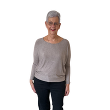 Load image into Gallery viewer, Ladies Plain Beige round neck Jumper (A170)