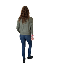 Load image into Gallery viewer, Ladies Plain Khaki green round neck Jumper (A170)