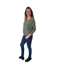 Load image into Gallery viewer, Ladies Plain Khaki green round neck Jumper (A170)