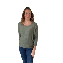 Load image into Gallery viewer, Ladies Plain Khaki green round neck Jumper (A170)