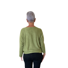 Load image into Gallery viewer, Ladies Plain Lime green round neck Jumper (A170)