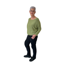 Load image into Gallery viewer, Ladies Plain Lime green round neck Jumper (A170)