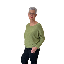 Load image into Gallery viewer, Ladies Plain Lime green round neck Jumper (A170)