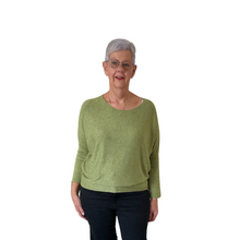 Load image into Gallery viewer, Ladies Plain Lime green round neck Jumper (A170)