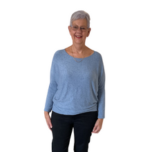 Load image into Gallery viewer, Ladies Plain Demin round neck Jumper (A170)