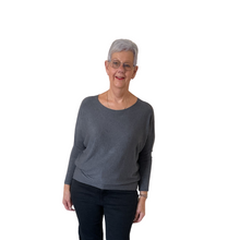 Load image into Gallery viewer, Ladies Plain Dark grey round neck Jumper (A170)
