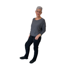 Load image into Gallery viewer, Ladies Plain Dark grey round neck Jumper (A170)