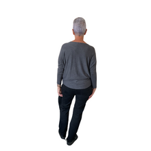 Load image into Gallery viewer, Ladies Plain Dark grey round neck Jumper (A170)