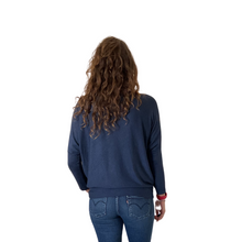 Load image into Gallery viewer, Ladies Plain Navy Blue round neck Jumper (A170)