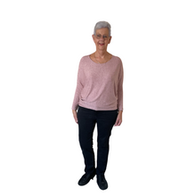 Load image into Gallery viewer, Ladies Plain Baby Pink round neck Jumper (A170)