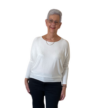 Load image into Gallery viewer, Ladies Plain Cream round neck Jumper (A170)