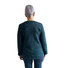 Load image into Gallery viewer, Teal Fleck tops/jumper with one pocket.(A171)